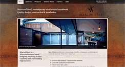Desktop Screenshot of manofsteel.com.au